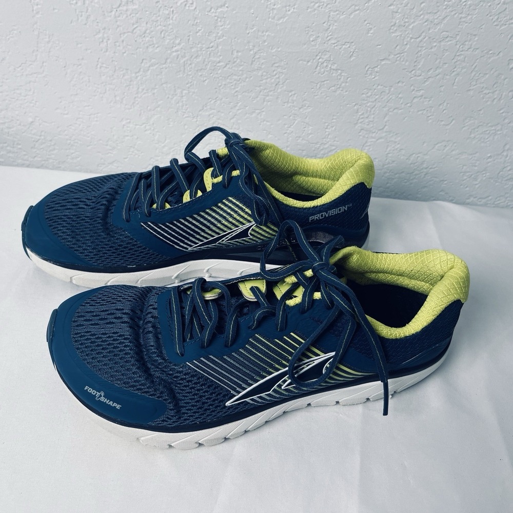 Altra Provision 4.0 Men's Size 8 Blue/Yellow Running Shoes Guiderails Sneakers - Picture 8 of 9